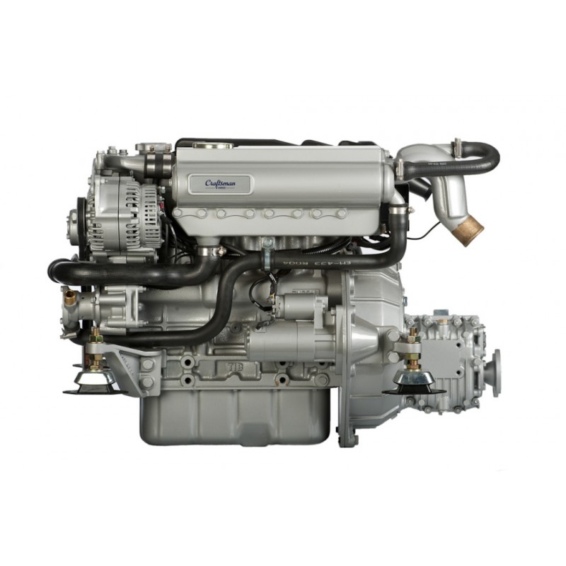 Marine Engine CM4.42 with ZF15 gearbox and ALFA20E engine panel ALFA20E