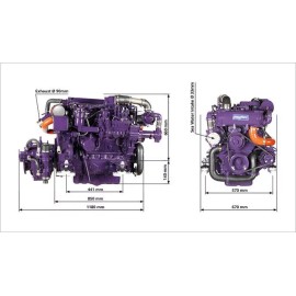 Marine Diesel Engine HAYNAV MARINE HM4.100