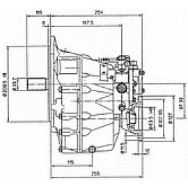 Gearbox TMC 345 R=1.54